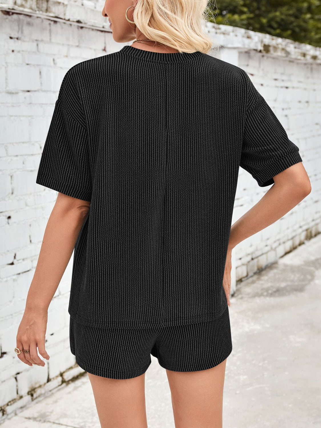 Claire™ | Comfortabele ribstof loungewear set