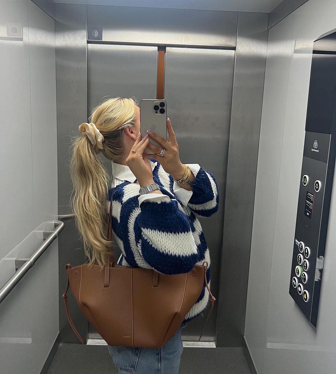 CLAIRE™ | Gestreepte trui