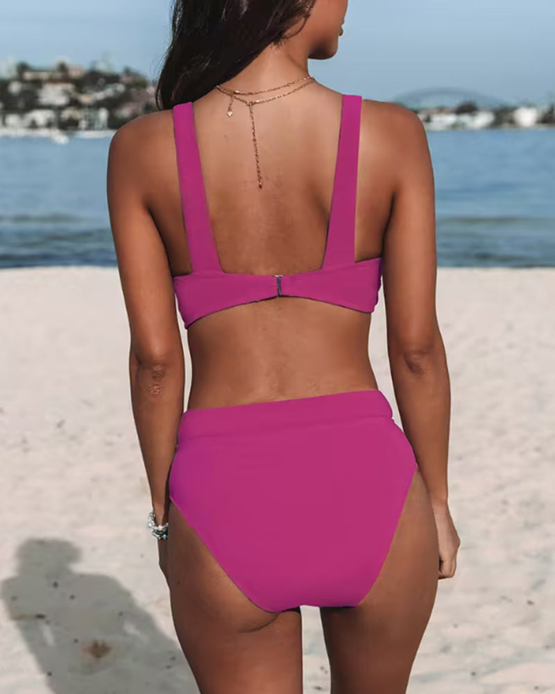 CLAIRE™ | Effen Hoge Taille Badpak