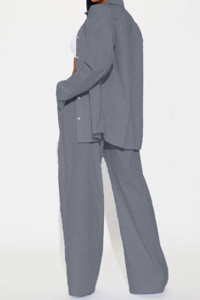 Claire™ | Gestreepte Comfortabele Tweedelige Set