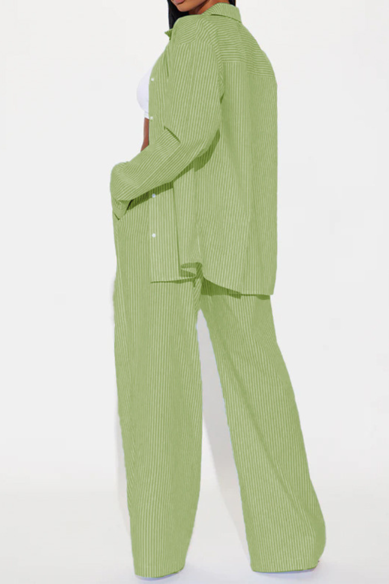 Claire™ | Gestreepte Comfortabele Tweedelige Set