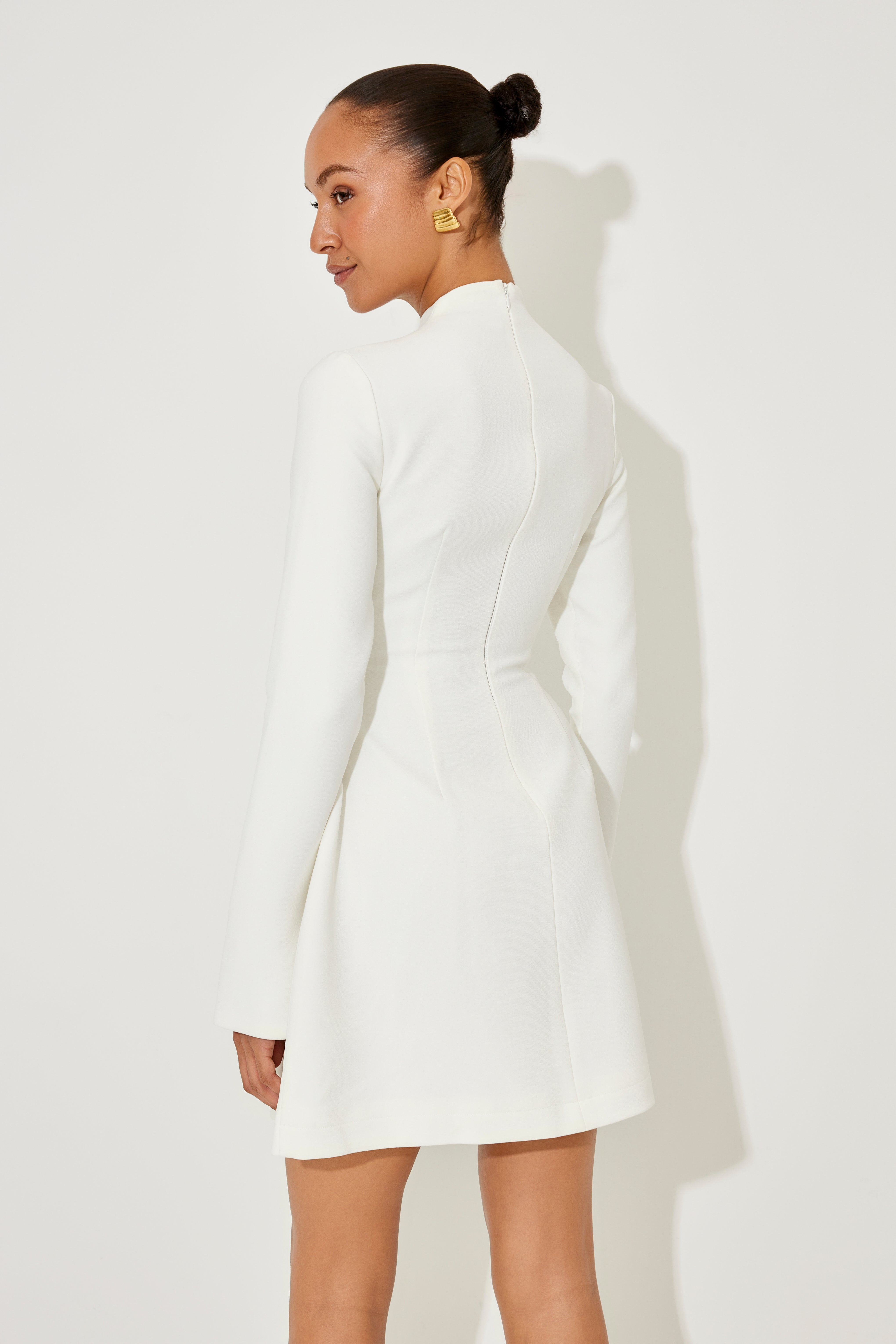 CLAIRE™ | Korte jurk met splitmouwen