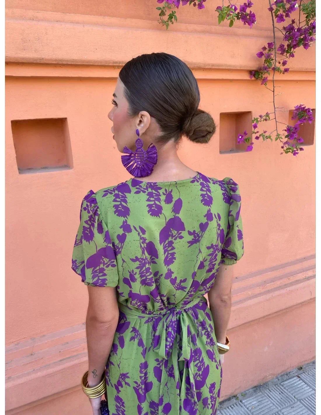 Claire™ | Elegante Midi-Jurk met V-Hals voor Elke Gelegenheid