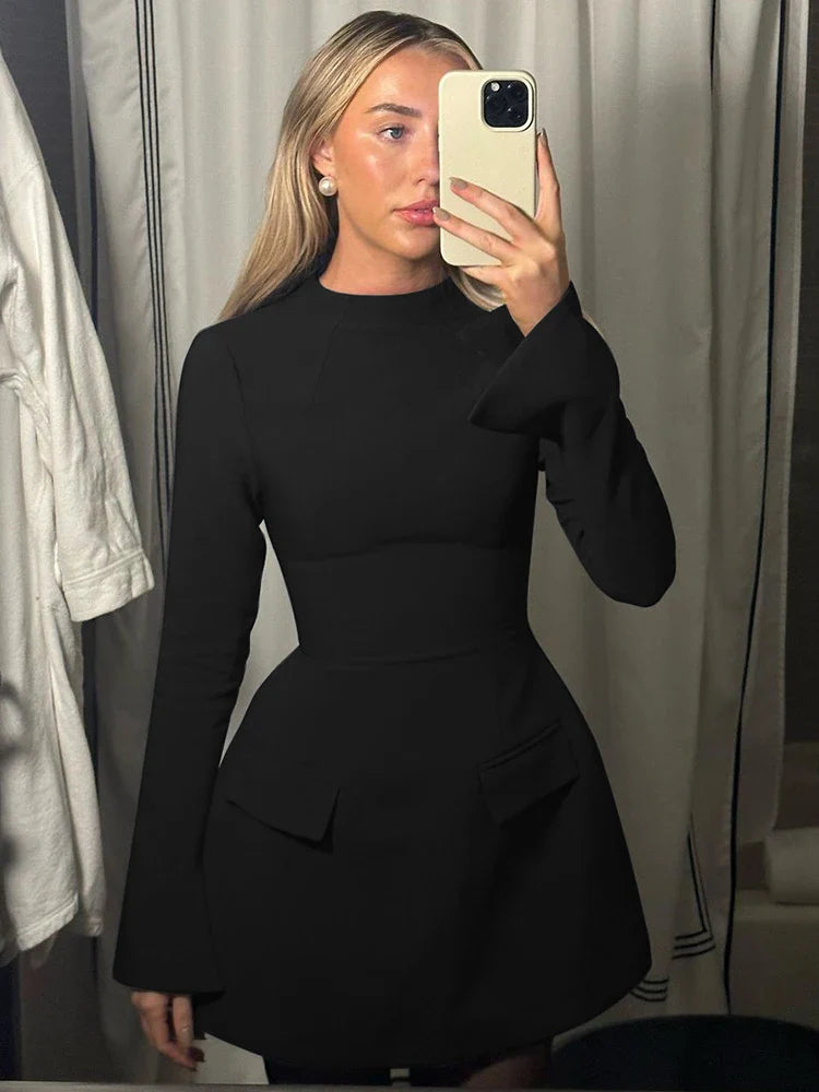 CLAIRE™ | Korte jurk met splitmouwen