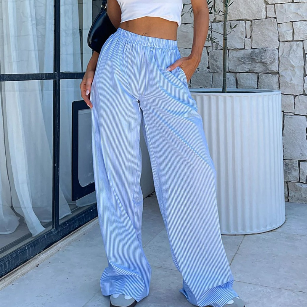 CLAIRE™ | Comfortabele Gestreepte Broek