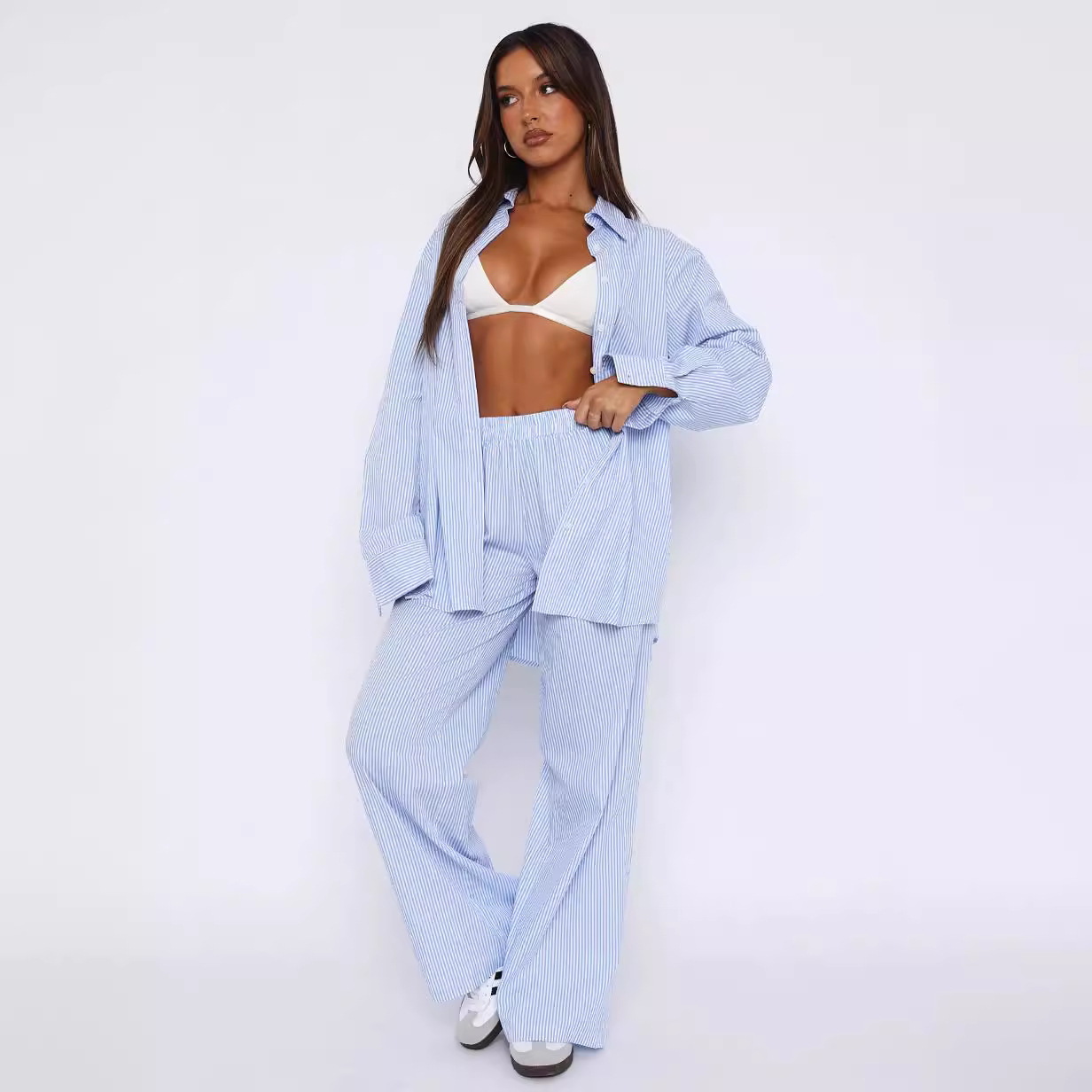 CLAIRE™ | Comfortabele Gestreepte Broek