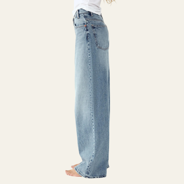 CLAIRE™ | Trendy Twist Jeans met High Waist & Relaxte Pijpen
