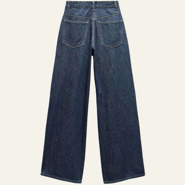 CLAIRE™ | Trendy Twist Jeans met High Waist & Relaxte Pijpen