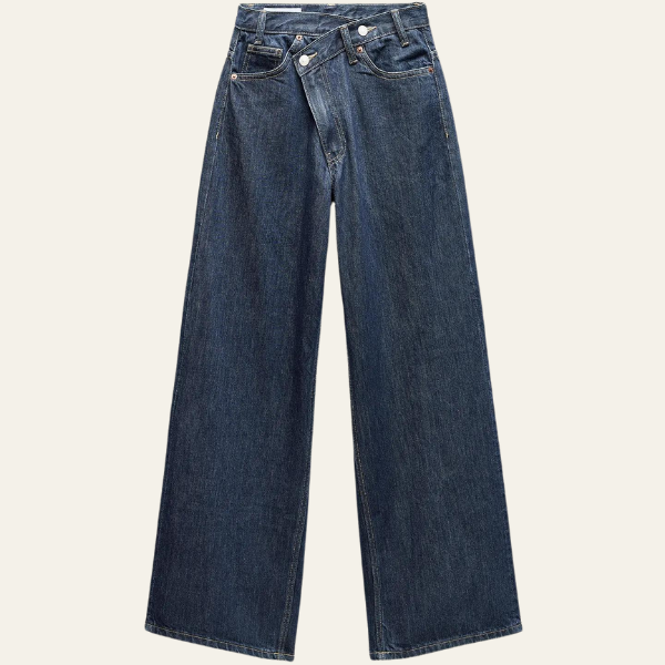 CLAIRE™ | Trendy Twist Jeans met High Waist & Relaxte Pijpen