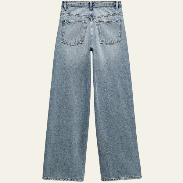 CLAIRE™ | Trendy Twist Jeans met High Waist & Relaxte Pijpen