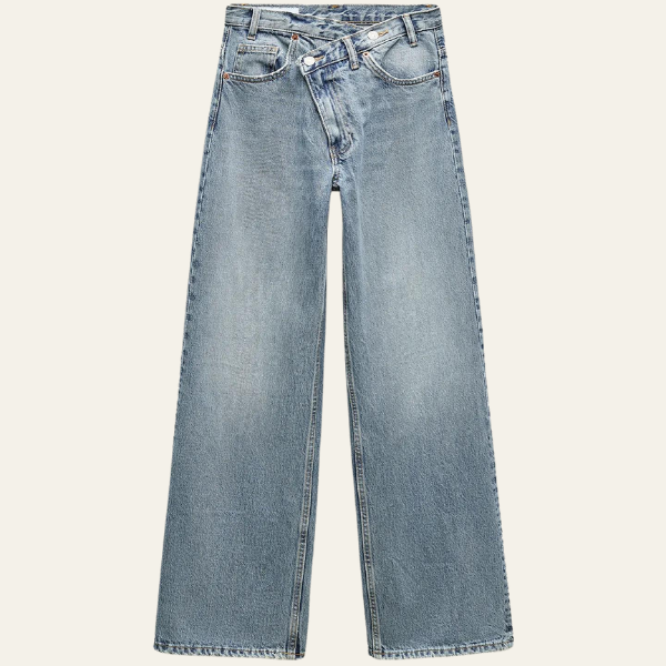CLAIRE™ | Trendy Twist Jeans met High Waist & Relaxte Pijpen