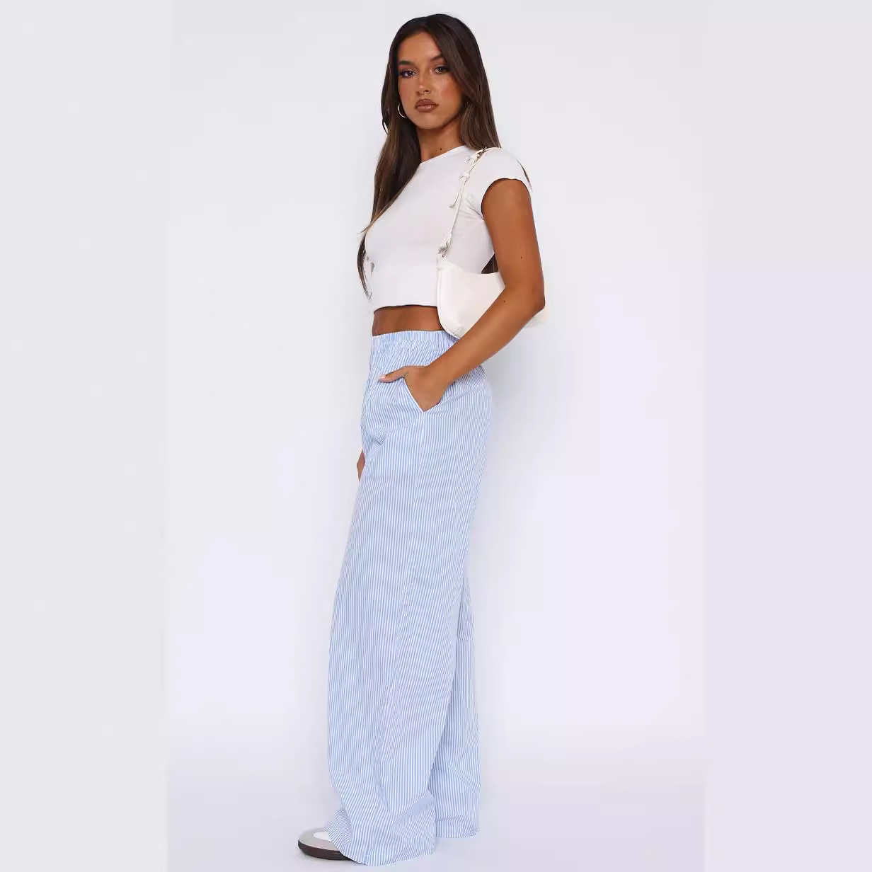CLAIRE™ | Comfortabele Gestreepte Broek