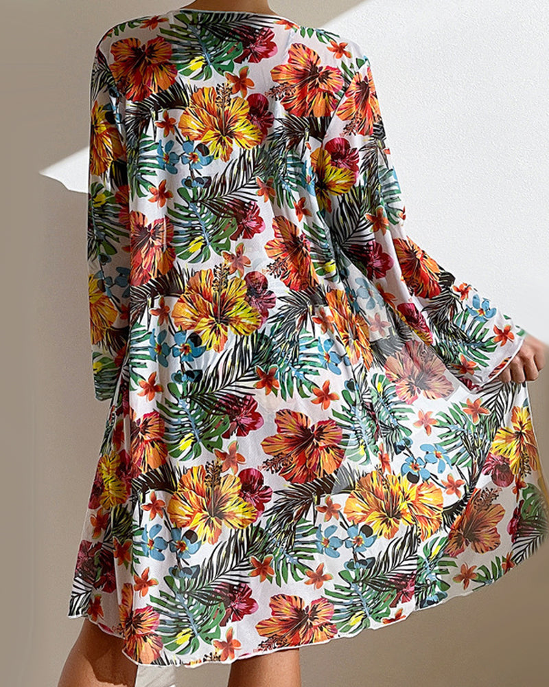 Claire - Bikini met Bloemenrok