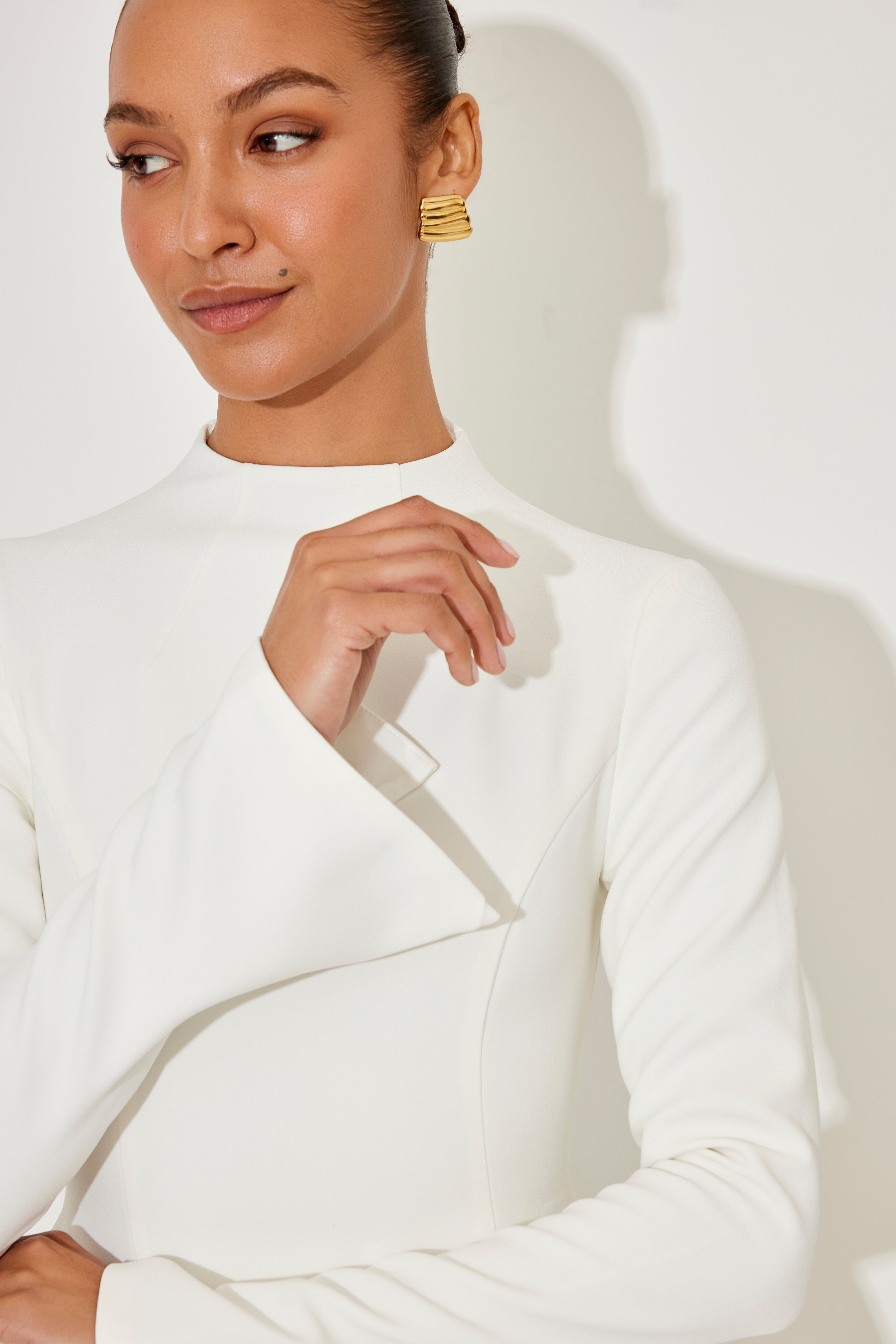 CLAIRE™ | Korte jurk met splitmouwen