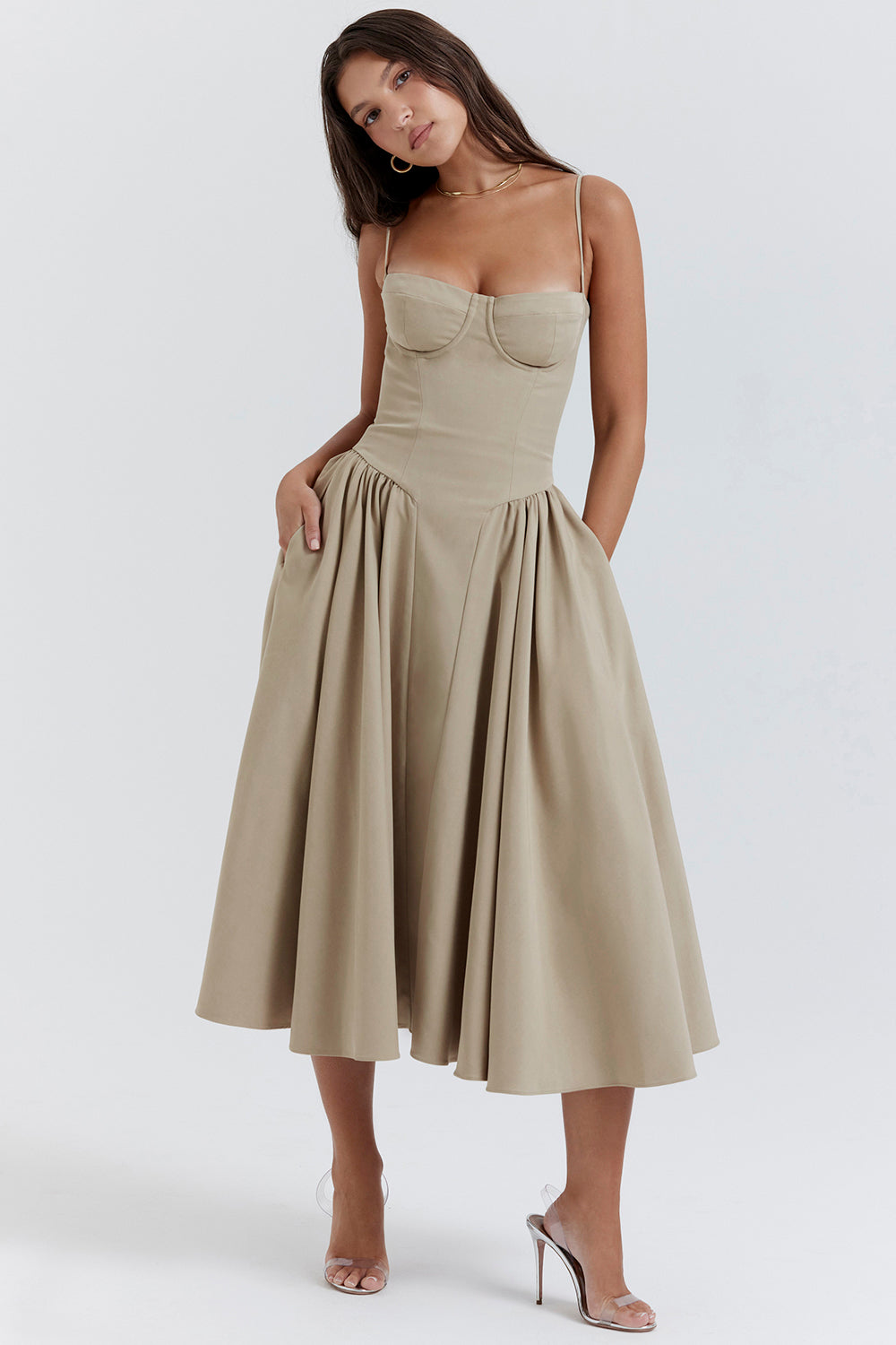 Claire™ | Midi-jurk